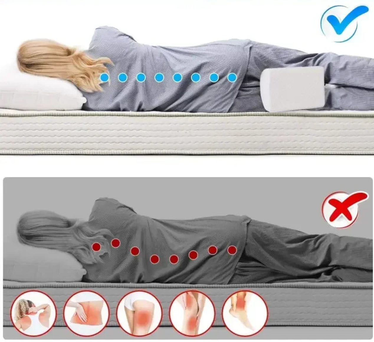 RenewSleep Knee Pillow
